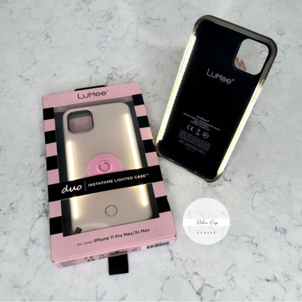 2 LUMEE DUO iPhone 11 Pro Max/Xs Max Cases in Dusty Pink